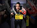 مسدس NERF مقابل المسدس الحقيقي ما الفرق