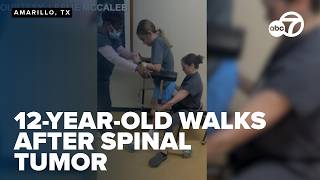 Amarillo 12-year-old walks again after spinal tumor left her unable to move