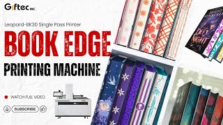 How to Print Book Edge in 1 Second Digital Single Pass Printer make Edge Printing Easy