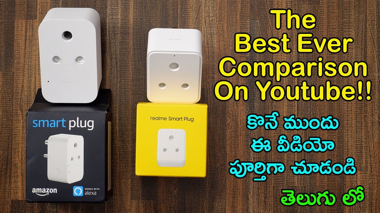 Amazon Smart Plug VS Realme Smart Plug - Which is Best? - Detailed Review In Telugu