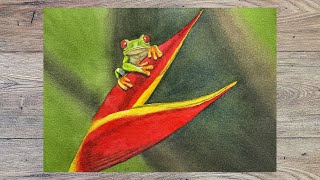 How To Paint A Red Eye Tree Frog In Watercolor | Watercolor Tips