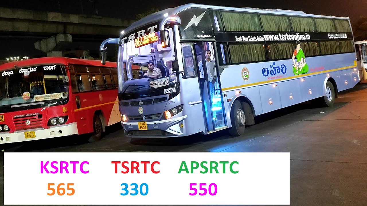 New Lahari TSRTC Bus at Hyderabad MGBS Bus Stand YouTube