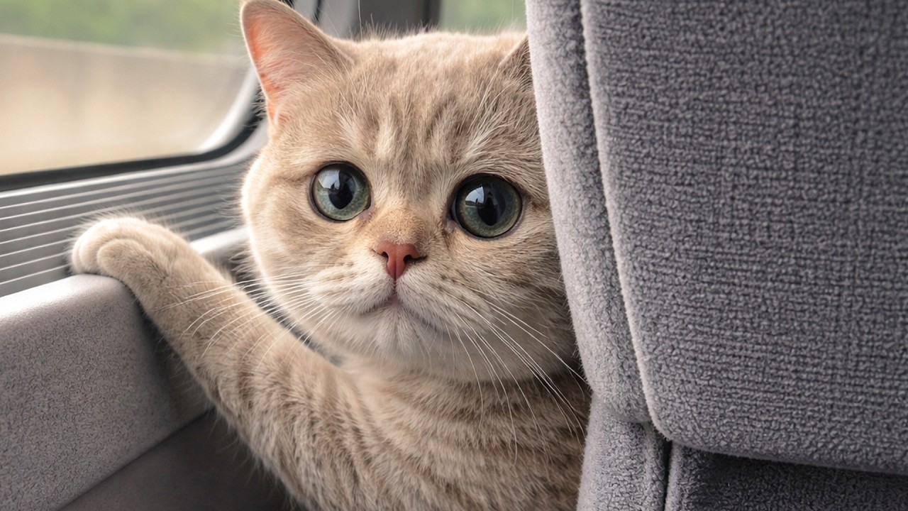 Кошку бросили в пустом вагоне. Хмурый мужчина забрал её домой — и не заметил, как сам изменился