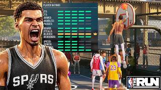VICTOR WEMBANYAMA is OVERPOWERED in NBA THE RUN