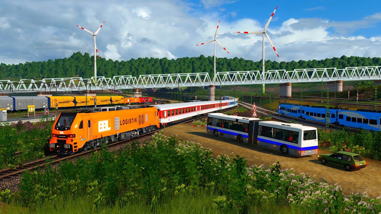 Transport Fever 2: Der Bahnübergang Teil 812