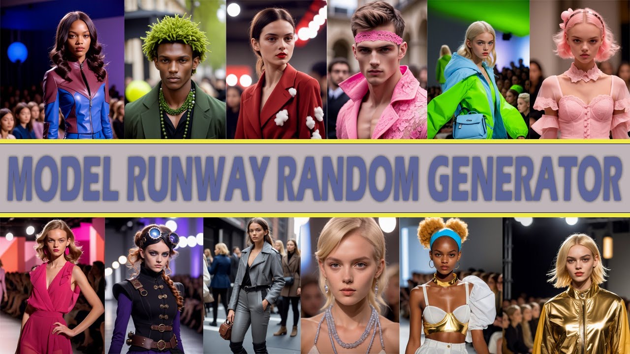 Model Runway Random Generator ComfyUI workflow - YouTube