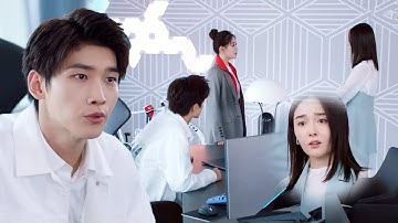 🎀心机女故意陷害灰姑娘，不料霸总护妻立马让她滚，她气得当场面目扭曲！【程序员那么可爱 Cute Programmer】#中国电视剧 #甜宠