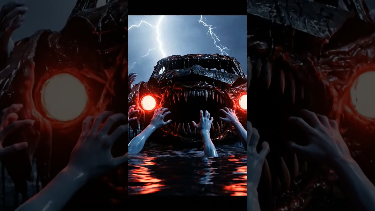 This Monster Car Drove Through the Sea 😱🌊