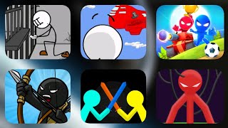EscapingThePrison, TheAirship, StickmanParty, StickWarLegacy, SupremeDuelist, StickmanProject screenshot 4