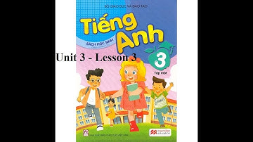 Tiếng Anh 3. Unit 3: This is Tony. Lesson 3.