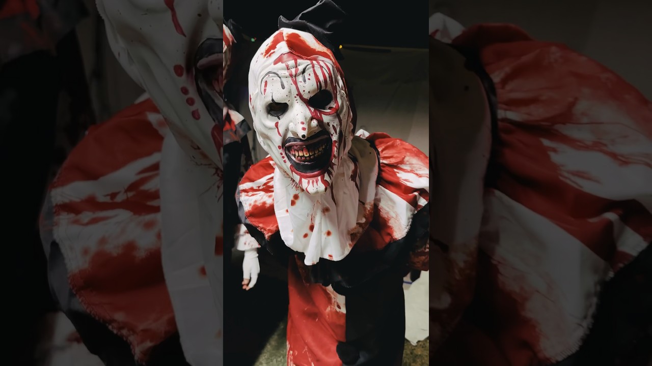 Art the Clown at Terrifier walkthrough Anaheim Pop Up Shop