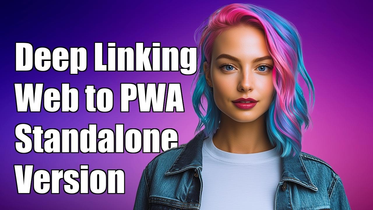 Deep linking from Web to PWA (Standalone Version) - YouTube