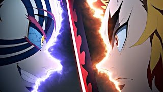 Heat Waves Demon Slayer Edit - Rengoku Vs Akaza
