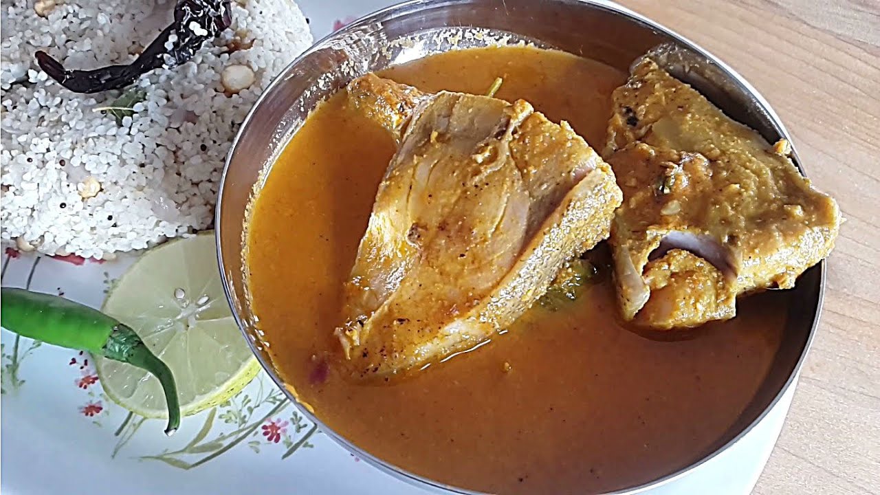Fish Curry - Chettinad Fish Curry - Indian Fish Curry - Black Pomfret ...
