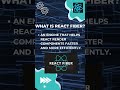 React Fiber | react course in chennai | kaashiv infotech reviews  #kaashivinfotechreviews