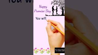Heart💘 touching promise day wishes⚘ for love screenshot 1