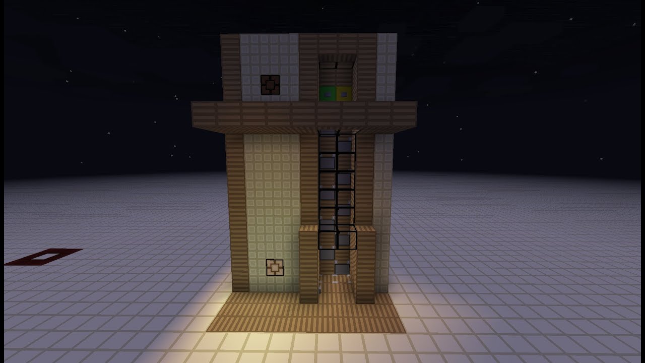 My Elevator in Minecraft 1.4.2 To 1.8 & 360 TUTORIAL - YouTube