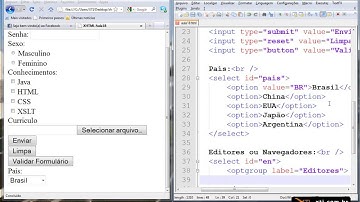 Universidade XTI  X)HTML - 24. Formulário Controles (Parte2)