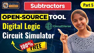 Part 5 | Subtractors | Open-Source Digital Logic Simulator | The Silicon Sandbox  screenshot 4