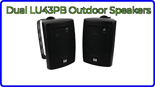 REVIEW (2026): Dual LU43PB Outdoor Speakers. ESSENTIAL details.