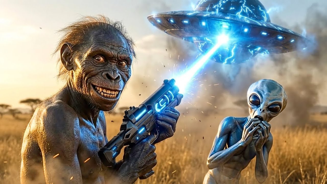 What Happens When an Alien's DEADLY Weapon Falls into Prehistoric Hominid Hands?
