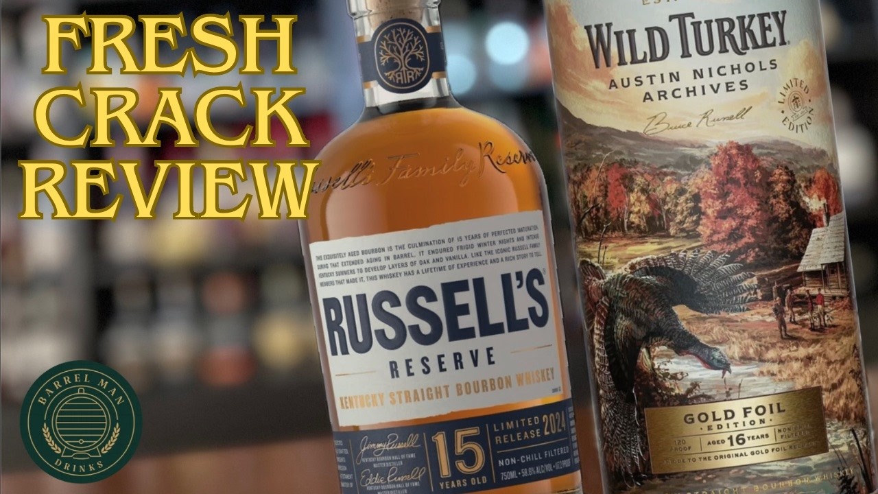 Fresh Crackin' Wild Turkey 16 Year Gold Foil vs Russell's Reserve