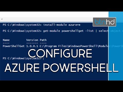 Install and Configure Azure PowerShell!