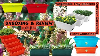 Gardening Plant Container Set Unboxing  & Review . #plantpots #plantscontainer #plants by Retriever Glitz 183 views 9 months ago 2 minutes, 17 seconds