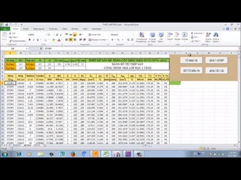 Video tính thép sàn-bằng nội lực phần mềm safe 2016-kết hợp... - youtube