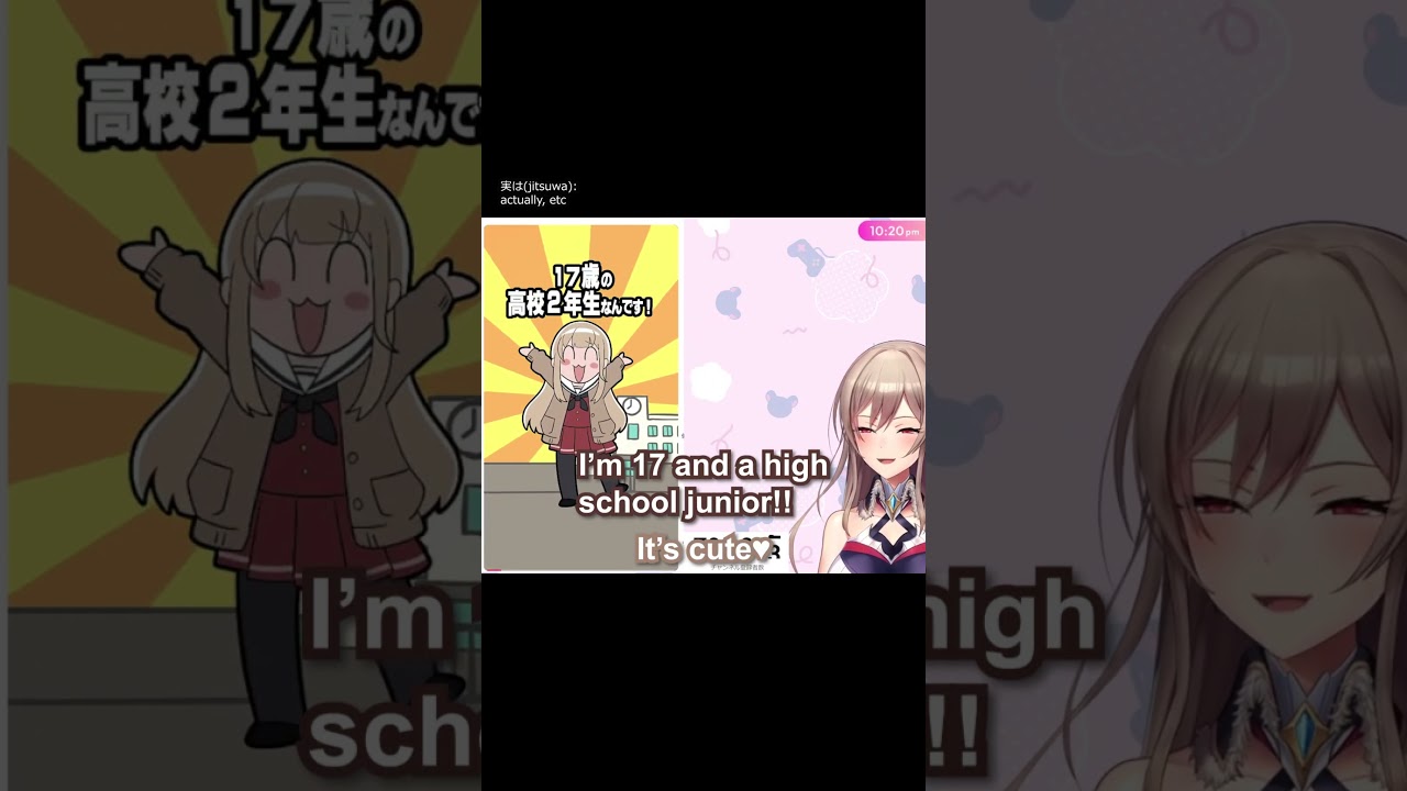 Furen E Lustario is really 17yo? 【Eng Sub / Shorts / PON / Nijisanji】