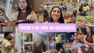 Compra Do Mês No Atacadista Almoçamos Fora Mostrei Tudo O Que Compramos E O Valor Gratidão