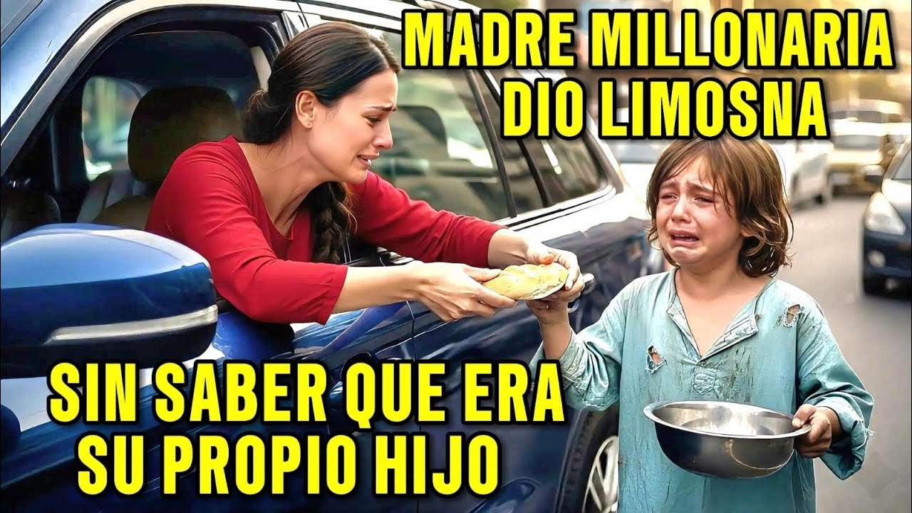 Madre millonaria dio limosna a su hijo abandonado… y la verdad que descubrió le rompió el alma