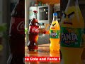 Coca Cola and Fanta Fighting