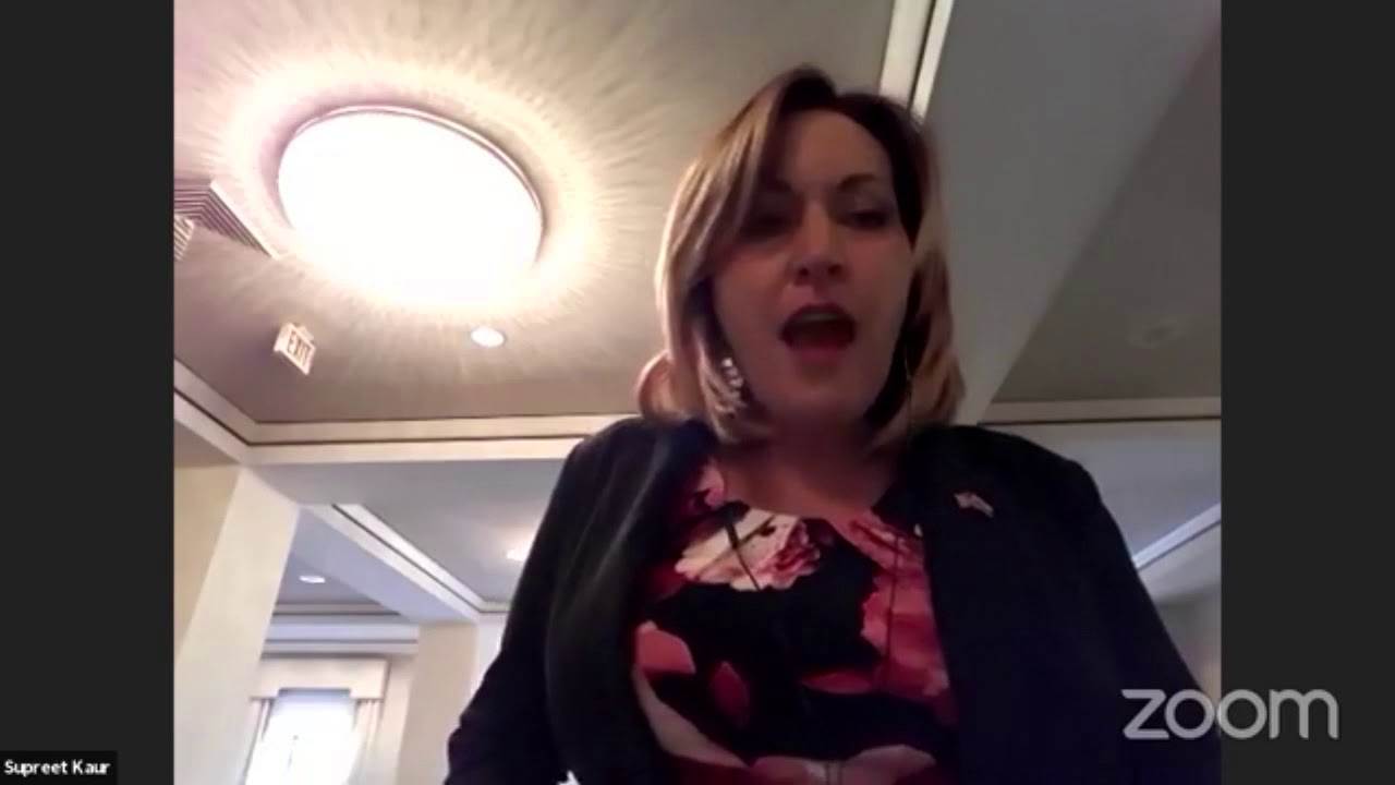 Amy Vilela expressing her support from progressives