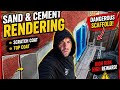Sand & Cement Rendering on a Sketchy Scaffold