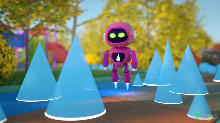 Learn 2D and 3D Shapes And Race Monster Trucks - TOYS (FULL CARTOON) | Videos For Children