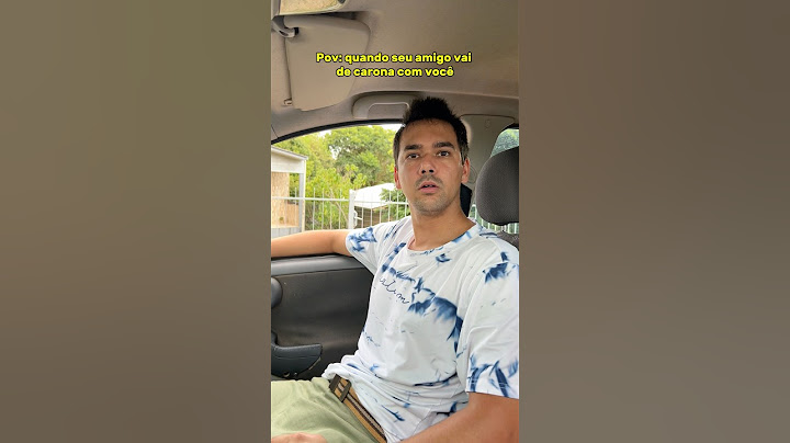 POV: QUANDO SEU AMIGO VAI DE CARONA COM VOCÊ 😂