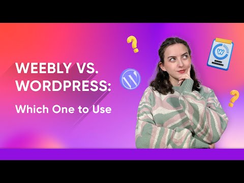 Video: Posso usare WordPress su Weebly?