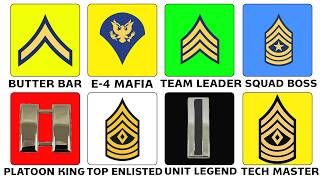 The Most and Least Respected Ranks in the U.S. Military