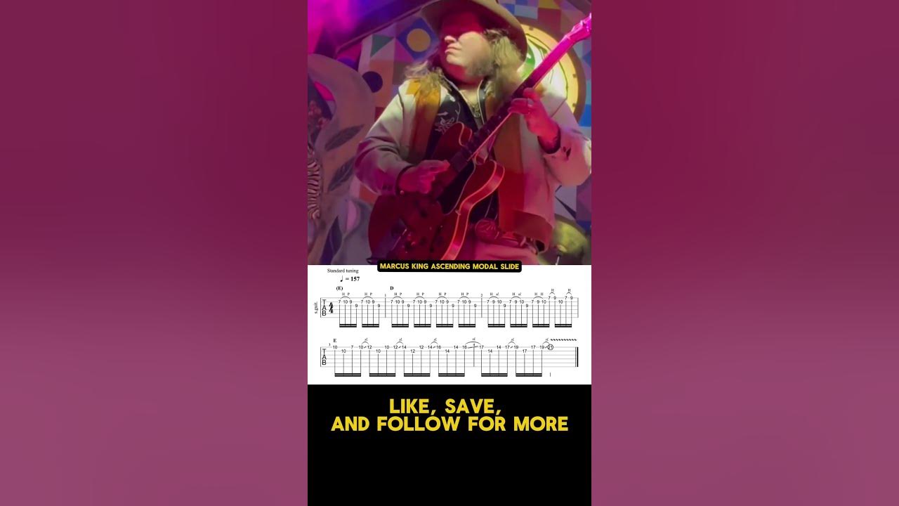 Marcus King Ascending Modal Slide - YouTube