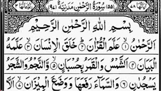 Relaxing Surah Rahman|Hread❤️Touching Very Beautiful|Insallah Tv