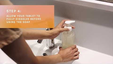 How to use foaming hand soap tablets Nature Bee Clean!