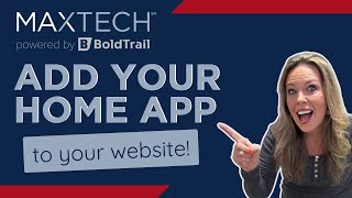Add Home App Link to your website in BoldTrail screenshot 3