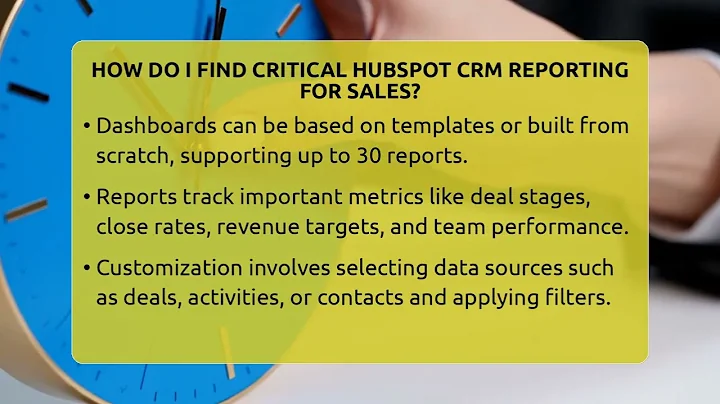 How Do I Find Critical HubSpot CRM Reporting For Sales? - Sales Pro Blueprint