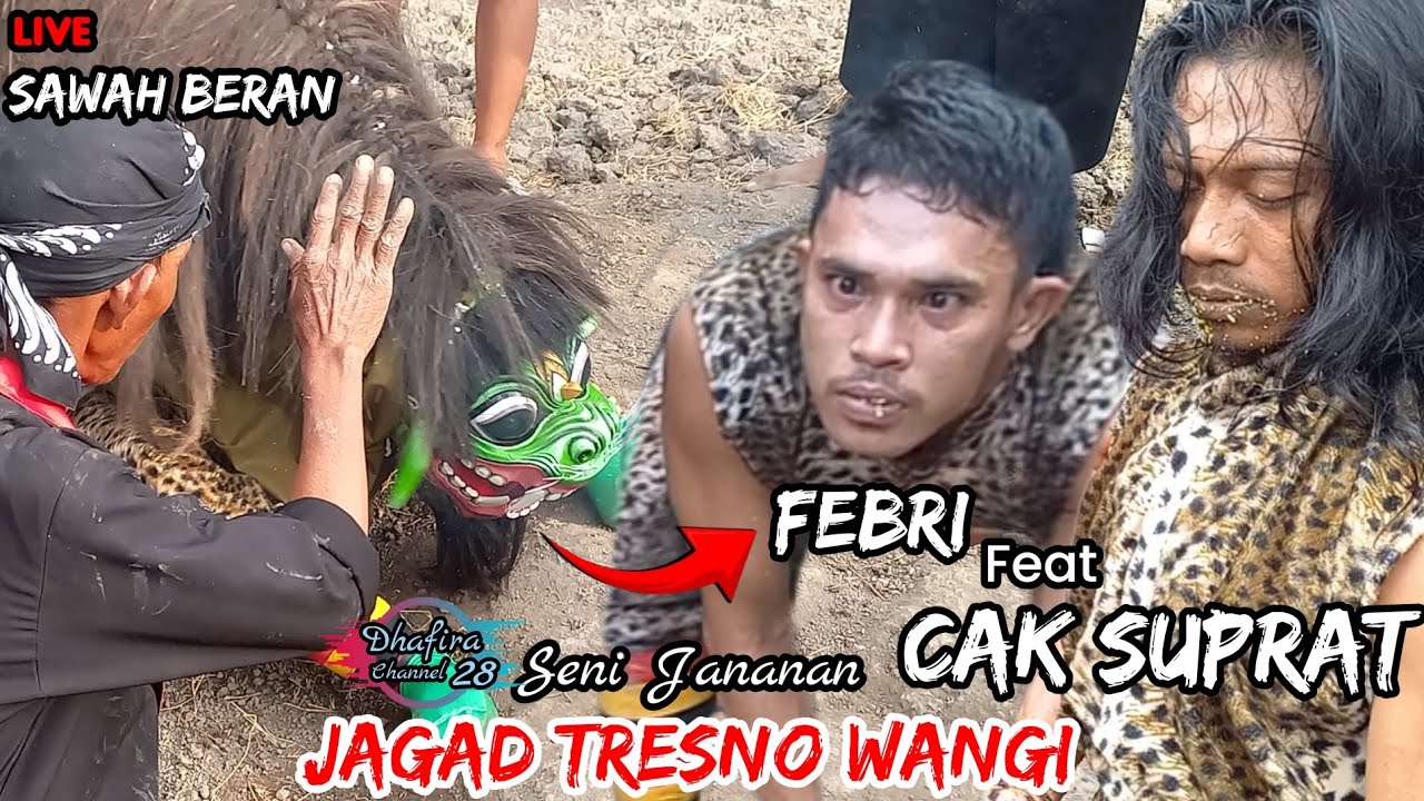 Joki Cak Suprat Feat Febri MB Macan Macanan Jaranan Jagad Tresno Wangi || Live Sawah Beran