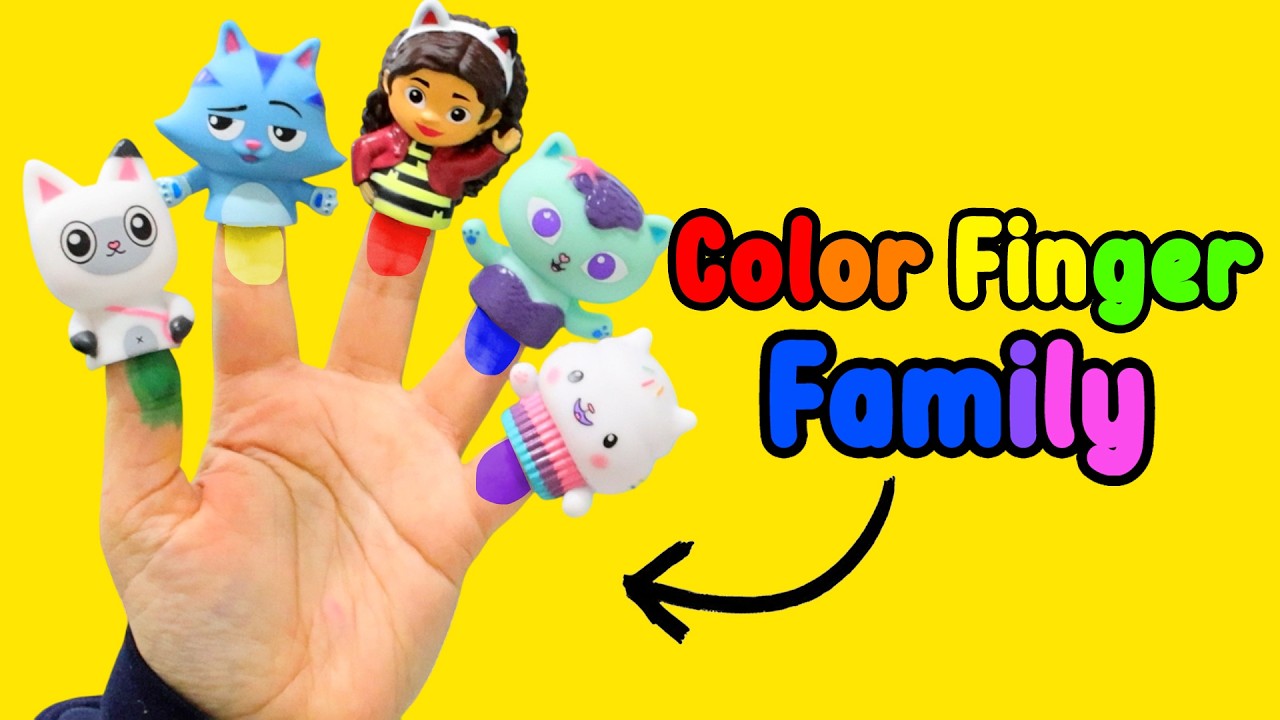 Gabby’s Dollhouse Finger Puppets Coloring Activity - YouTube