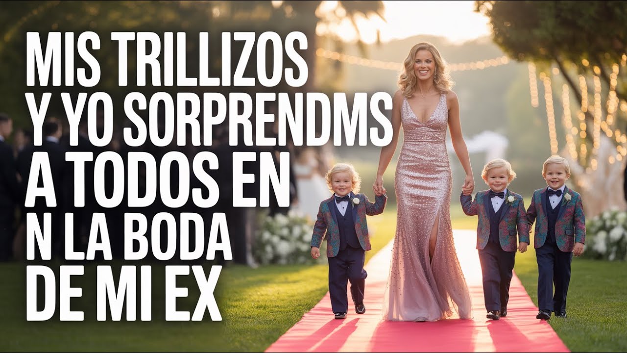 Mis Trillizos de 4 Años en la Boda de mi Exmarido: Viven un Momentazo que No Olvidarán...