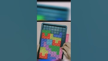 popit fidget Tetris jigsaw puzzle toy #shorts #popit