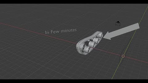 Blender Tank Tracks Rig tutorial for beginners | Blender 2.92.0