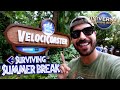 Surviving SUMMER BREAK 2021 at Universal Orlando! VelociCoaster Tips & More